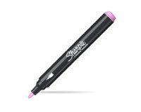 Marqueur sharpie creatif pointe ogive trait 2,5mm      encre acrylique coloris rose