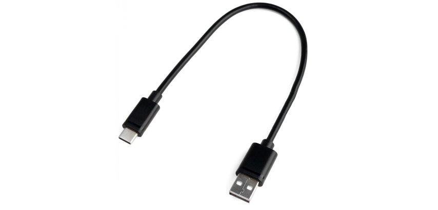 DLH DY-TU4850B câble USB 0,3 m USB A USB C 20 W Noir