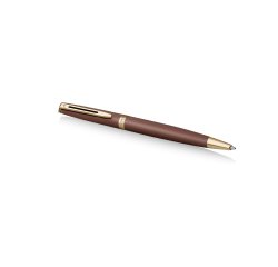 Stylo-bille waterman hemisphere metallic           retractable clip pointe       moyenne encre bleue coloris