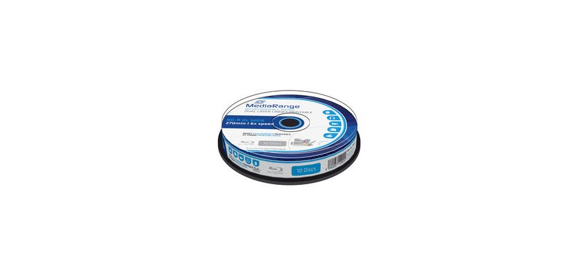 MediaRange MR509 disque vierge Blu-Ray BD-R 50 Go 10 pièce(s)