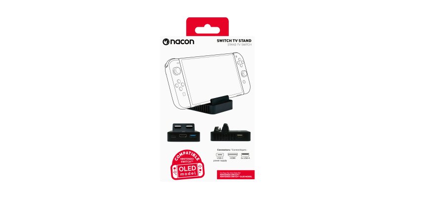 NACON SWITCHTVSTAND accesorio y piza de videoconsola Estación de carga