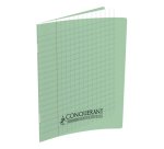 Cahier Conquerant Classique Agrafe 170X220 32P 90G Seyes 3Mm Polypro Vert