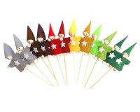 Kit feutrine sodertex lutin sweety a fabriquer 2mm 12     sachets individuels 10        coloris assortis