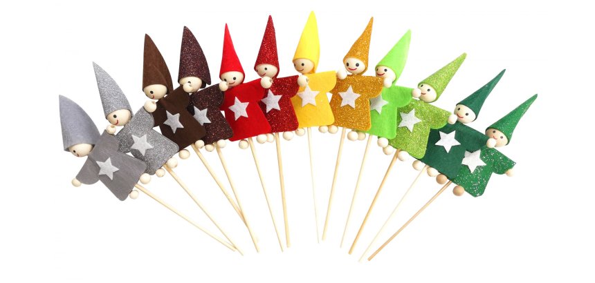 Kit feutrine sodertex lutin sweety a fabriquer 2mm 12     sachets individuels 10        coloris assortis