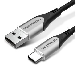 Vention Cable USB 2.0 Tipo-C CODHF/ USB Macho - USB Tipo-C Macho/ 1m/ Gris