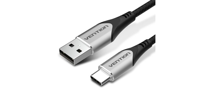 Vention Cable USB 2.0 Tipo-C CODHF/ USB Macho - USB Tipo-C Macho/ 1m/ Gris