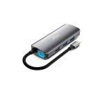 Urban Factory MHC55UF base para portátil y replicador de puertos Alámbrico USB 3.2 Gen 1 (3.1 Gen 1) Type-C Gris