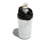 Muitomas WBOTTLETH350WH tazza da viaggio 350 ml Nero, Bianco Acciaio inox