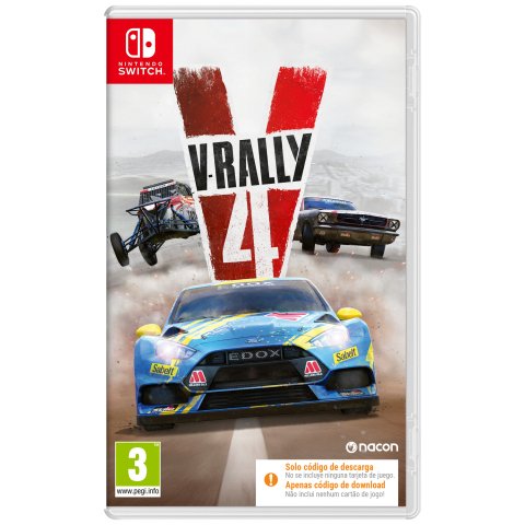 NACON V-Rally 4 Estándar Inglés, Alemán, Español, Francés, Italiano, Coreano, Portugués, Ruso, Chino simplificado, Chino tradicional Nintendo Switch