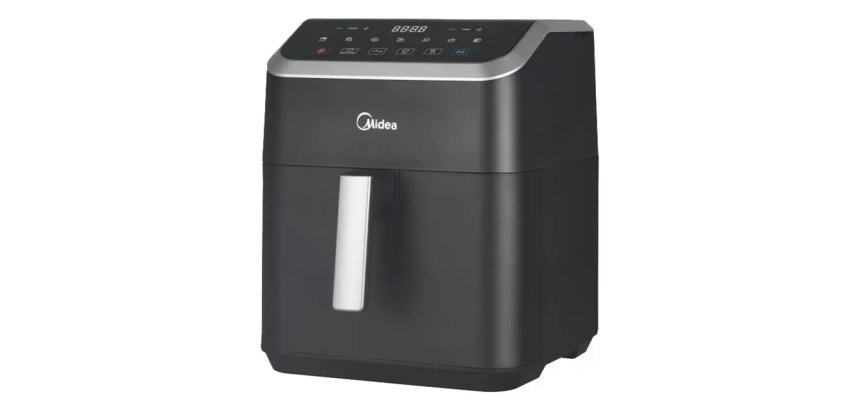 Midea MAD70000ADK friggitrice Singolo 7 L Indipendente 1800 W Friggitrice ad aria calda Nero