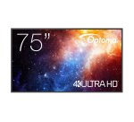 Optoma N3751K Écran plat de signalisation numérique 190,5 cm (75") LED Wifi 450 cd/m² 4K Ultra HD Noir Android 11 24/7