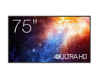 Optoma N3751K Écran plat de signalisation numérique 190,5 cm (75") LED Wifi 450 cd/m² 4K Ultra HD Noir Android 11 24/7