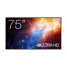 Optoma N3751K Pantalla plana para señalización digital 190,5 cm (75") LED Wifi 450 cd / m² 4K Ultra HD Negro Android 11 24/7