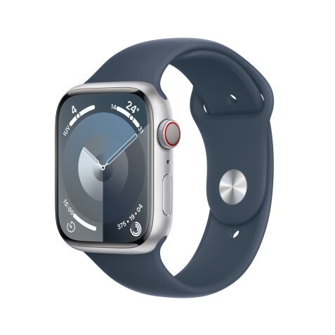 Apple Watch Series 9 45 mm Numerique 396 x 484 pixels Ecran tactile 4G Argent Wifi GPS satellite auf bruneau.lu