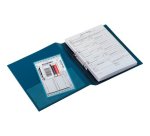 Raccoglitore Stelvio - 22 x 30 cm - 2 anelli a R 25 mm - dorso 3 cm - blu - Sei Rota