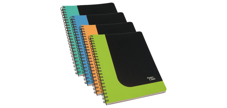 Blasetti 6519 writing notebook A4+ 150 sheets Assorted colours