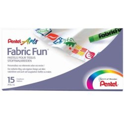 Pentel Fabric Fun Multicolore 15 pz