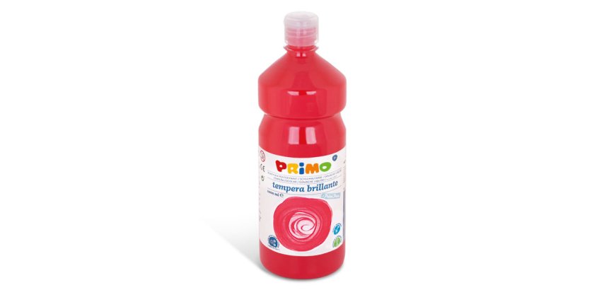 Tempera pronta Primi Passi - 1 L - rosso vermiglio - Primo