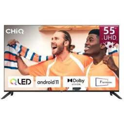 CHIQ TV LED 4K 139 cm U55QG7L - Android TV 4K, QLED