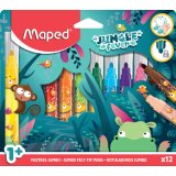 Feutre JUNGLE fever JUMBO, étui en carton de 12