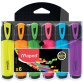 Surligneur maped fluo'peps fluorescent classic couleurs  assorties pochette de 6