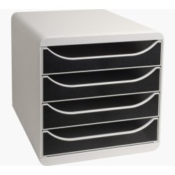 Module de classement Big Box 4 tiroirs Office - Noir
