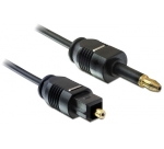 DeLOCK 1m Toslink audio kabel Mini-TOSLINK Zwart