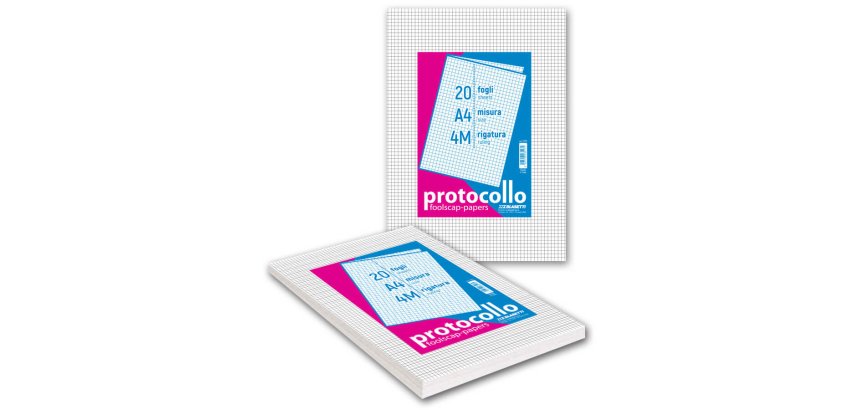 Blasetti 2239 writing notebook A4 20 sheets White