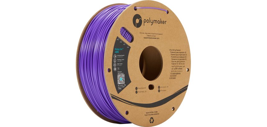 Polymaker PE01008 3D Printing Material ABS Violet 1 kg