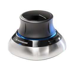 3Dconnexion SpaceMouse souris Bureau RF Wireless + Bluetooth + USB Type-A 6DoF
