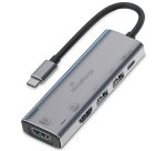 MediaRange MRCS511 USB Typ-C Hub & Konzentrat 480 Mbit/s Silber