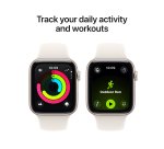 Apple Watch SE (3nd generation) SE 3 GPS 44mm Starlight Aluminium Case with Starlight Sport Band - M/L