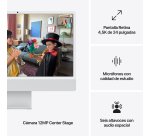 Apple iMac Apple M M4 59,7 cm (23.5") 4480 x 2520 Pixeles PC todo en uno 16 GB 256 GB SSD macOS Sequoia Wi-Fi 6E (802.11ax) Plata