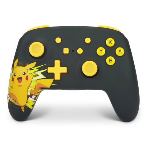 PowerA NSGP0016-01 mando y volante Negro, Amarillo Bluetooth Gamepad Analógico Nintendo Switch, Nintendo Switch Lite, Nintendo Switch OLED