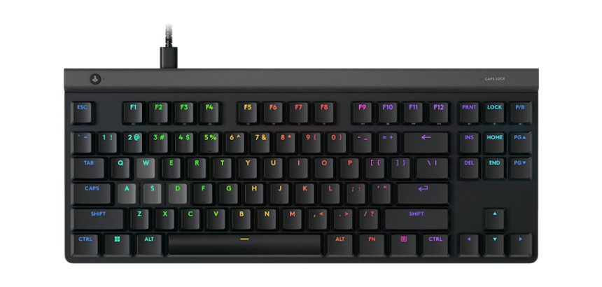 Logitech G G515 RAPID TKL clavier Gaming USB QWERTZ Allemand Noir