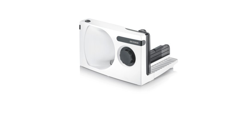 Trancheuse universelle compacte AS 3912, blanc/noir