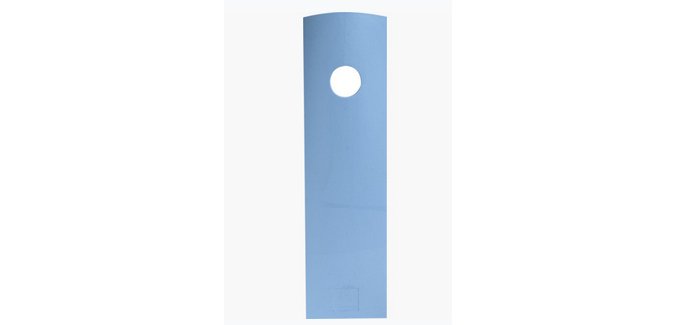 Porte-revues exacompta mag-cube bee blue plastique   recycle a4+ oeillet de        prehension coloris bleu clair