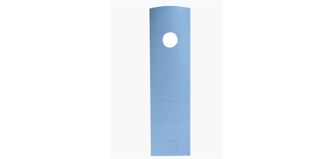 Porte-revues exacompta mag-cube bee blue plastique   recycle a4+ oeillet de        prehension coloris bleu clair