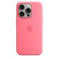 Apple Coque en silicone avec MagSafe pour iPhone 15 Pro - Rose