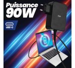 T'nB CHNBTC90W chargeur d'appareils mobiles Universel Noir Secteur Intérieure