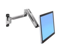 Ergotron LX HD Sit-Stand 116,8 cm (46") Parete Argento