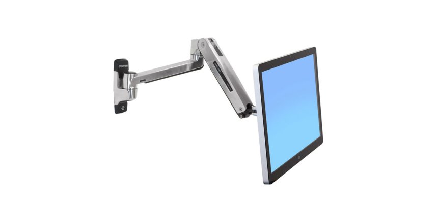 Ergotron LX HD Sit-Stand 116,8 cm (46") Mur Argent