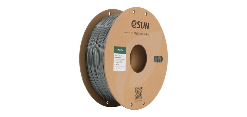 eSUN TPU-95A Thermoplastic Polyurethane (TPU) Gray 1 kg