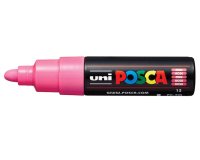 Marqueur peinture posca pc7m pointe large conique encre    inodore couvrante miscible    tous supports coloris rose