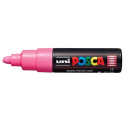 Marqueur peinture posca pc7m pointe large conique encre    inodore couvrante miscible    tous supports coloris rose