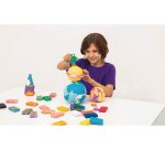 Pâte à modeler jovi plastilina végétale assortiment 10 pains 50g