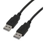 MCL USB 2.0 A/A 3 m câble USB USB A Noir
