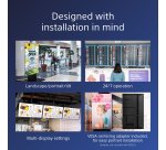 Sony FW-55BZ40L Signage Display Digital signage flat panel 139.7 cm (55") LCD Wi-Fi 700 cd/m² 4K Ultra HD Black Android 24/7