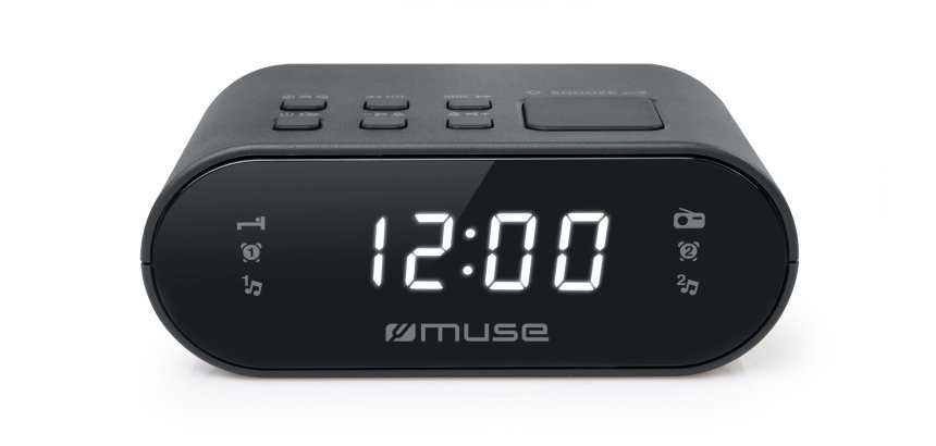 Radio-réveil Muse M-10 CR Noir
