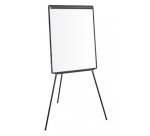 Chevalet q-connect économique fond mélaminé tableau effaçable sec 70x100cm auget barette pivotante hauteur maximum 2m